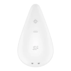 Dew Drop White Lay-On Device Dual Motor 12 Modes Waterproof Silicone