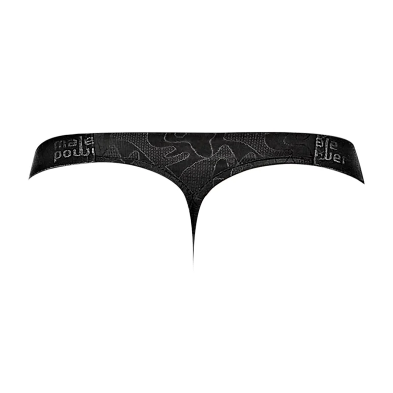 Male Power Impressions Micro G-String V Black L/XL Minimalist Design
