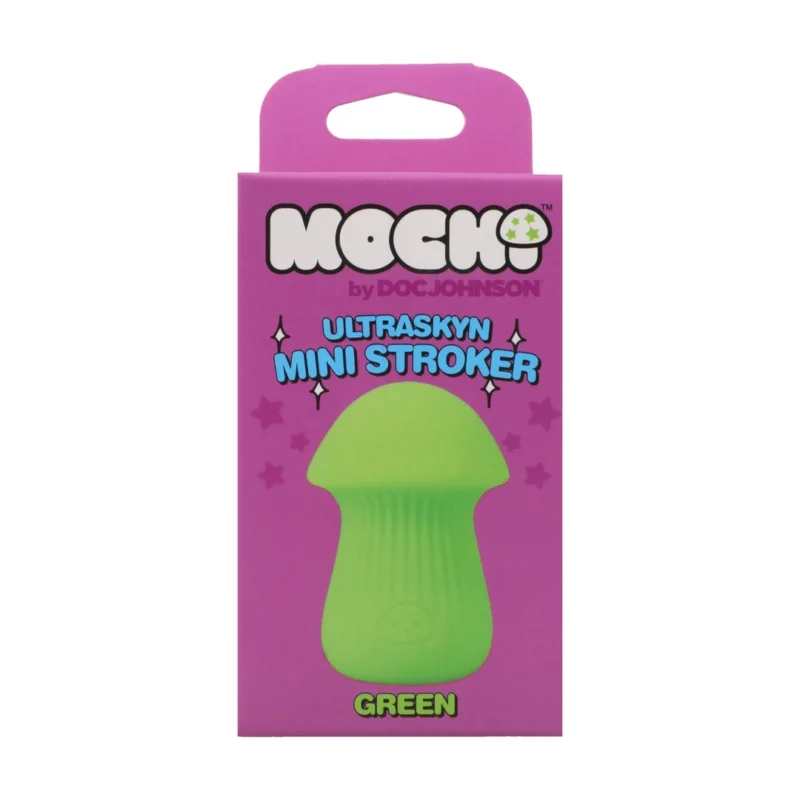 Doc Johnson ULTRASKYN Mini Intimate Machine Green King Mushroom Design
