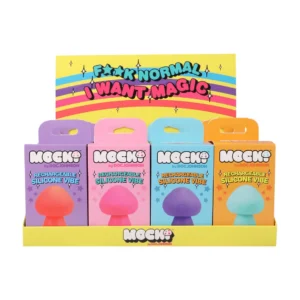 „Doc Johnson Mushroom Vibe“ rinkinys 12 vnt – įkraunamas silikonas, ekrano pakuotė