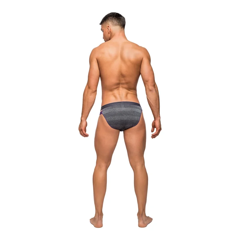 Male Power Heather Haze Cutout Bikini L - Sporty Comfort Waistband