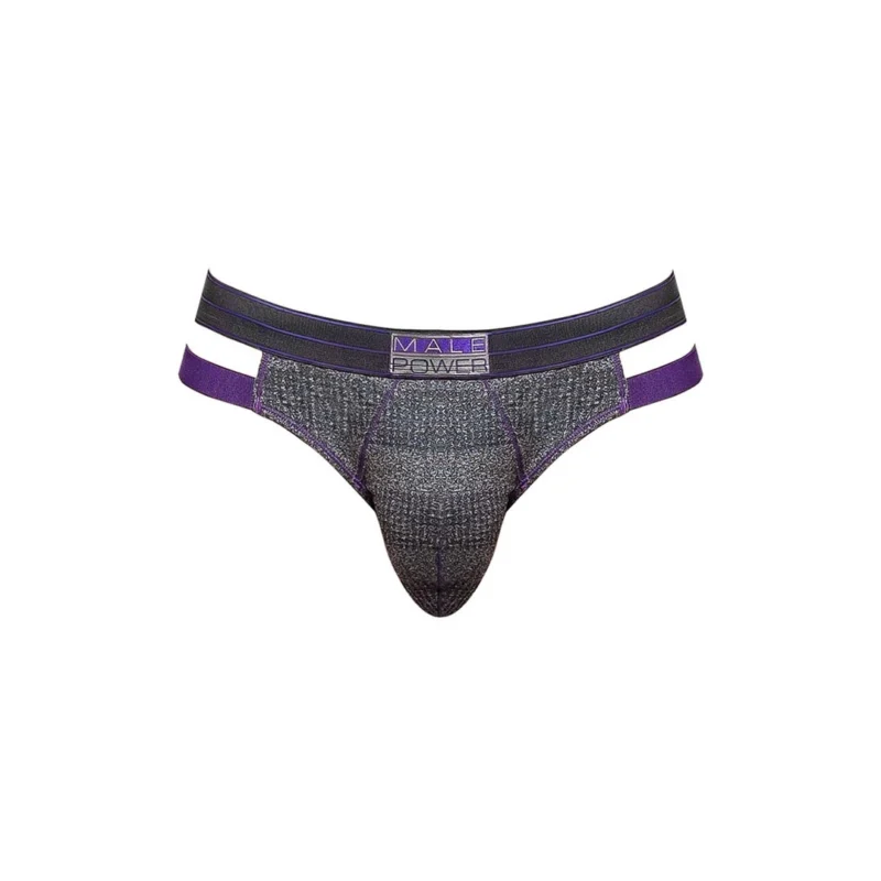 Male Power Heather Haze Cut Out Bikini S - Sporty Comfort Design