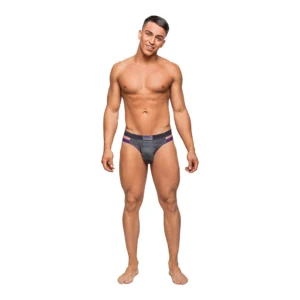 Male Power Heather Haze Cut Out Bikini XL - Sporty Design, Full Coverage