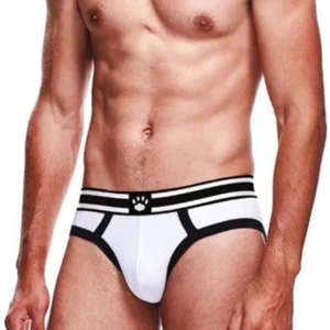 Prowler Brief XS White/Black - Two-Tone Modern Underwear