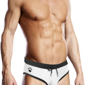 Prowler Swim Brief L White - Classic Men’s Swimwear, Quick-Dry Fabric