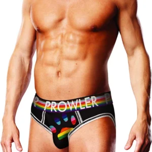 Prowler Oversized Paw Open Brief M Black - Signature Design Comfort