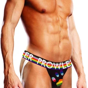 Prowler Paw Jockstrap XL Black - Wide Waistband, Signature Paw Detail