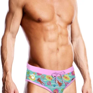 Prowler Swim Brief S - Quick-Dry, Drawstring, Summer Floatie Print