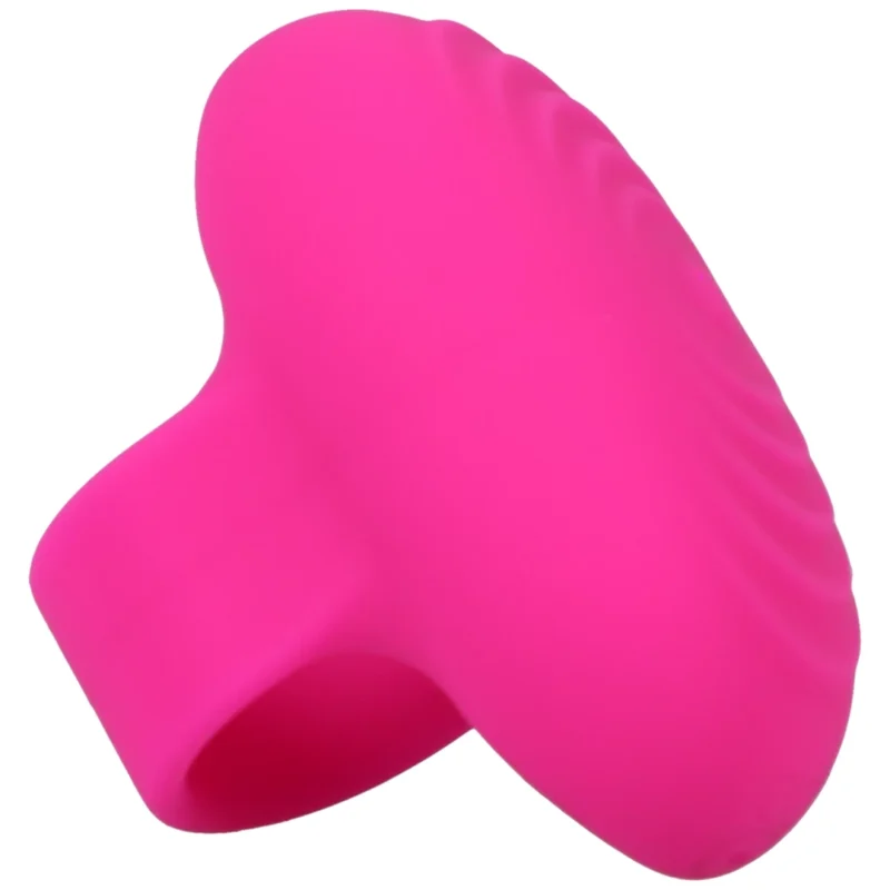 CalExotics Finger Vibe Pink - Rechargeable Silicone Stimulation Ring