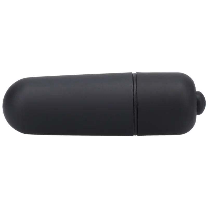 Doc Johnson Silicone Black Anal Plug 12 cm with 10-Function Bullet