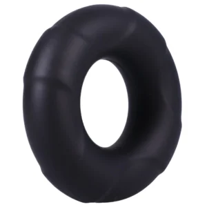 Doc Johnson TitanMen Silicone Performance Ring Black Flexible