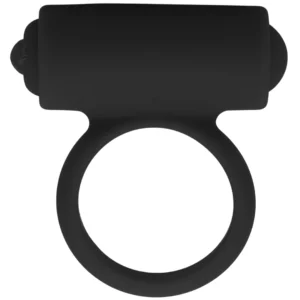 CalExotics Vibrating Silicone Ring Black - Flexible Intimate Enhancer