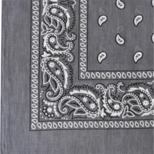 Hanky Grey Handkerchief - Cotton Accessory for Community Identification