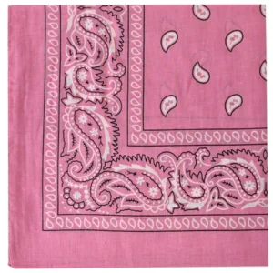 Hanky Light Pink Bandana - Symbolic Accessory for Community Expression