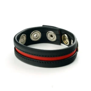 Prowler Red Leather Adjustable Strap Black/Red 21.5x2 cm