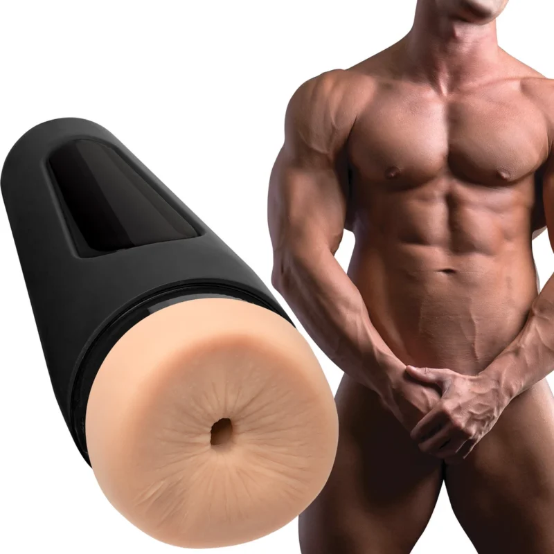 Doc Johnson Main Squeeze Stud ULTRASKYN Compact Intimate Machine Black ...