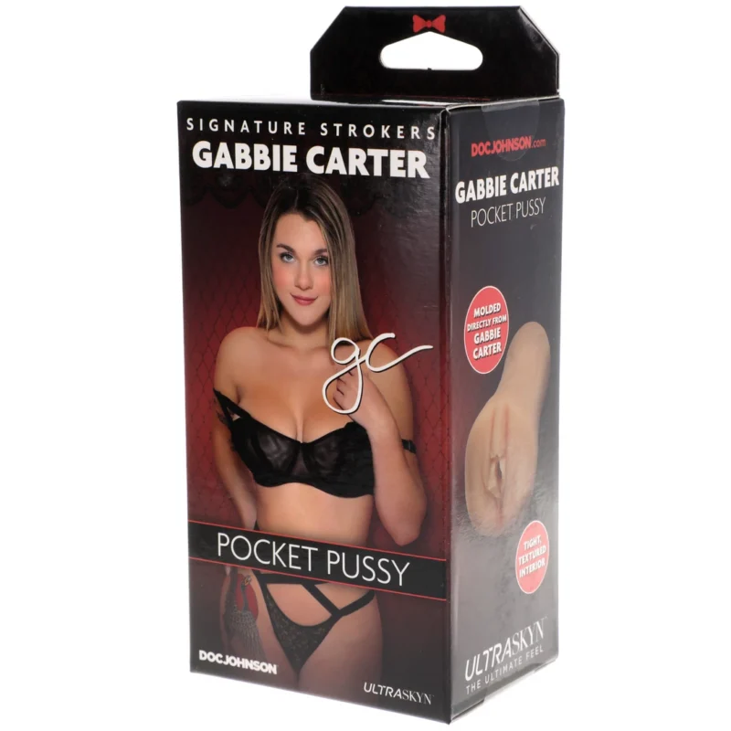 Doc Johnson Gabbie Carter ULTRASKYN Pocket Intimate Device Beige