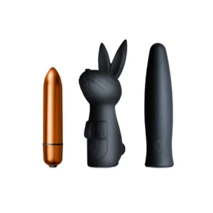 Silhouette Dark Desires Set - Intimate Toy Collection, Black, 3 pcs