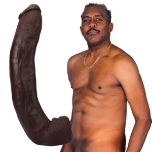 Doc Johnson Dredd ULTRASKYN Dual Density Model 34 cm Chocolate