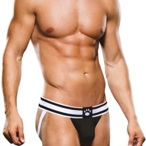 Prowler Jock Strap S Black/White - Supportive Athletic Underwear