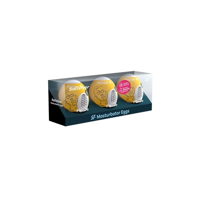 Satisfyer Egg Set Fierce - Intimate Stimulation Device, Skin-Like Texture
