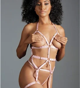 Allure Claire Two-Piece Adjustable Strap Set Black One Size