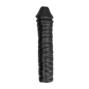 All Black 15/38 cm Model Premium Silicone Intimate Accessory Black