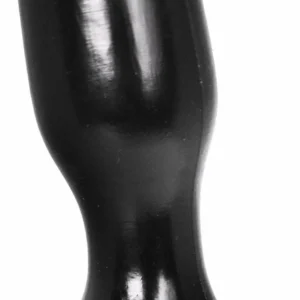 All Black Plug Model 19.5 cm - Smooth Textured Anal Accessory