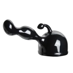 Wand Essentials P-Spot Wand Attachment Black - Anatomical Prostate Accessory
