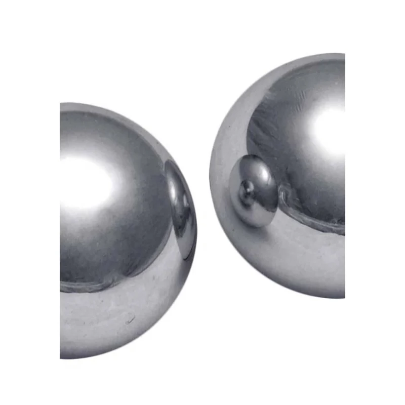 Titanica Steel Weighted Balls 2'' Grey - Heavy-Duty Intimate Exercise System