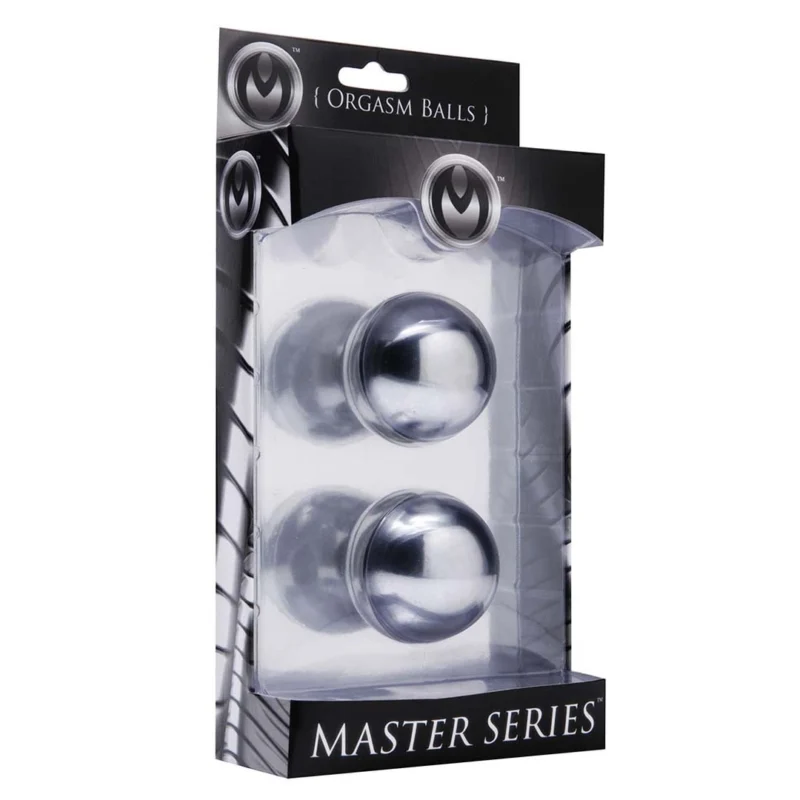 Titanica Steel Weighted Balls 2'' Grey - Heavy-Duty Intimate Exercise System