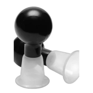 Size Matters See-Thru Nipple Enhancement System Clear/Black 2.5in