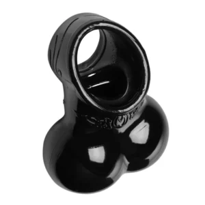XR Brands Squeeze My Sac Silicone Support Ring with Dual Chamber System