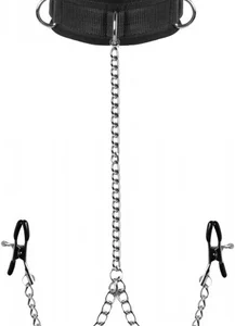 Master Series Submission Collar & Adjustable Clamp Set with Neoprene Lining