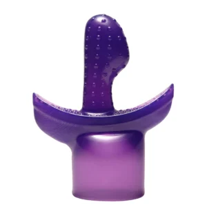 XR Brands G Tip Wand Massager Attachment Purple TPE 6in