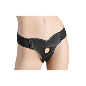 Blush Bella Adjustable Velvet Strap-On Harness with Padded Support Panel