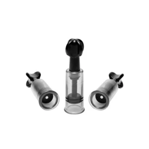 Fusion Triple Suction Cups Black Set - Adjustable Intimate System