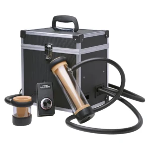 LoveBotz The Milker Automatic Suction Machine with Dual Cylinders, Black