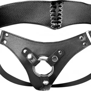 Master Series Bodice Corset Harness - Adjustable Vegan Leather Design