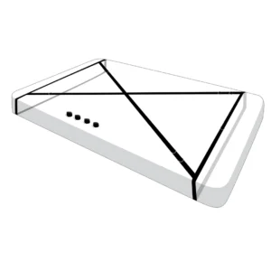 Master Series Interlace Adjustable Bed Restraint Set - Universal Fit