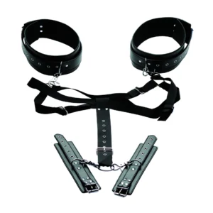 Master Series Adjustable Thigh and Wrist Positioning Harness Black