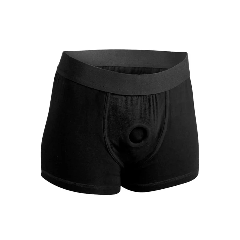 Mod Active-Style Cotton Harness with Built-in O-Ring L/XL Black