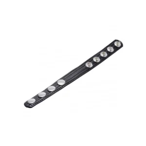 XR Brands Speed Snap Adjustable Silicone Intimate Ring Black