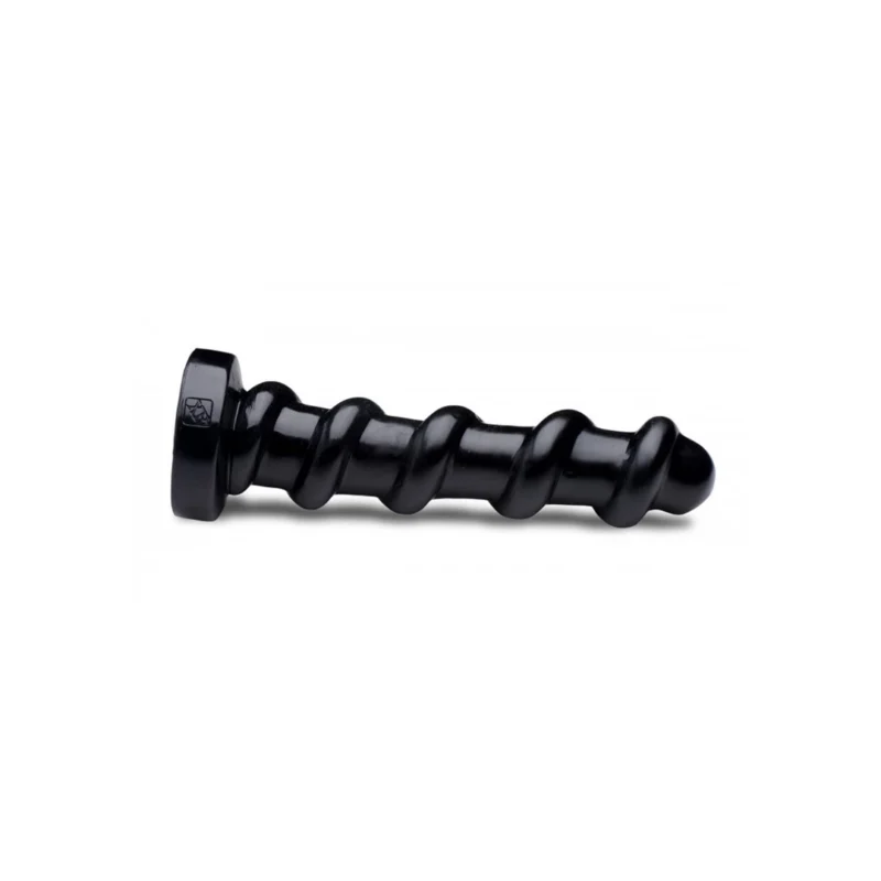 XR Brands The Screw Intimate Machine Black with Textured Spiral Design 27 cm