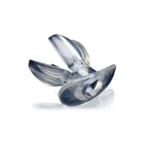 XR Brands Master Series Clear Expanding Dilator 4.5" Adjustable Plug