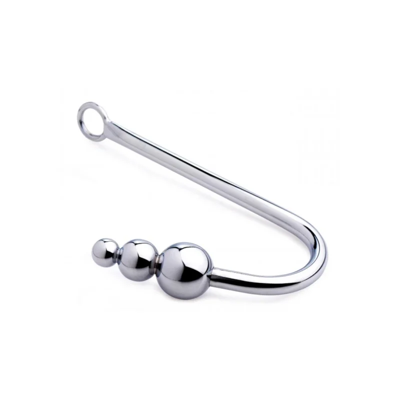 XR Brands Master Series Intimate Beaded Stainless Steel Hook 27 cm