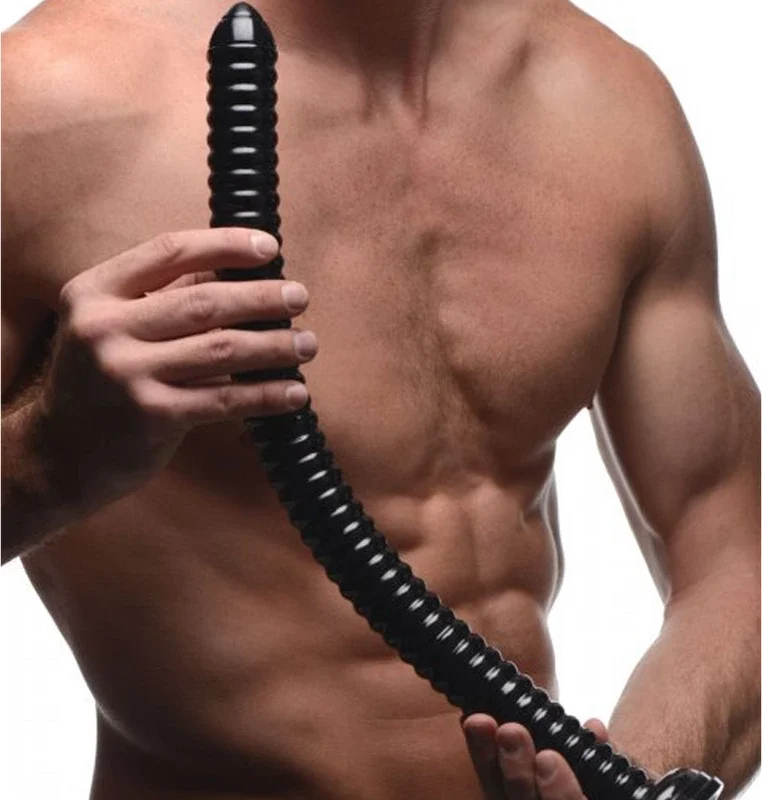 XR Brands Anal Snake Flexible Spiral Model 48 cm Black