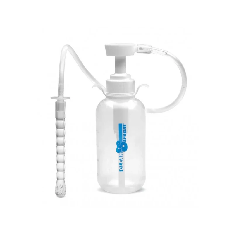 XR Brands CleanStream Pump Action Hygiene Bottle 300ml with Nozzle