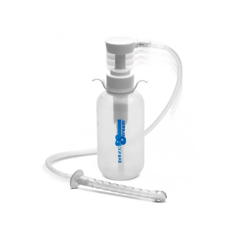 XR Brands CleanStream Pump Action Hygiene Bottle 300ml with Nozzle