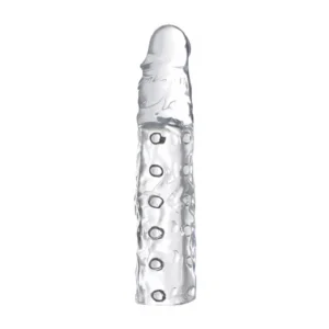 XR Brands Master Series Intimate Extension Sleeve 19 cm Transparent
